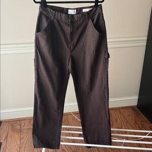 Cotton On Dark Brown Cargo Jeans